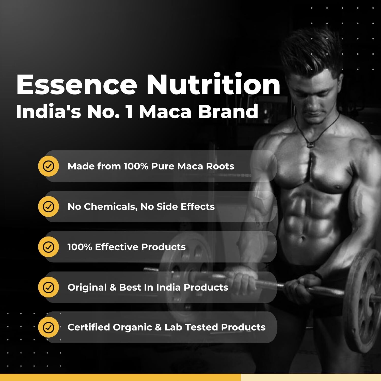 Original Black Maca Root Powder (150gm)Effective Maca for Workout, Stamina