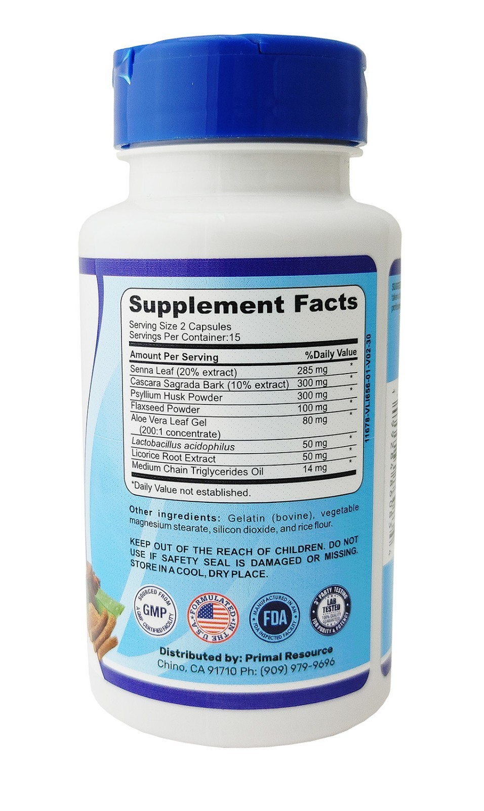 15 Day Cleanse & Detox – Supports Digestion Gut Cleanse Herbal with Probiotics