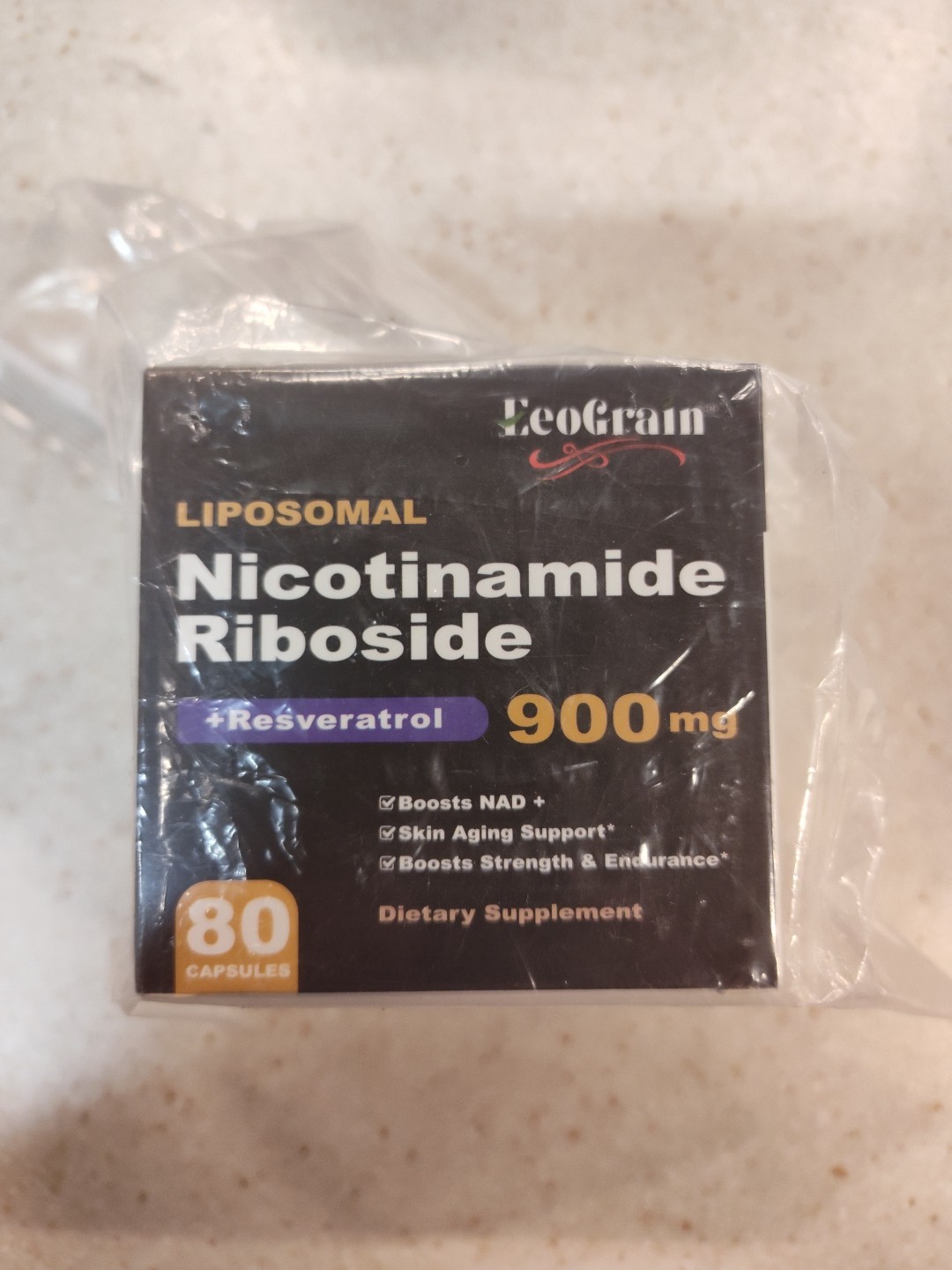 Liposomal Nicotinamide Riboside Resveratrol 900MG 80 Capsules EXP 3/2027