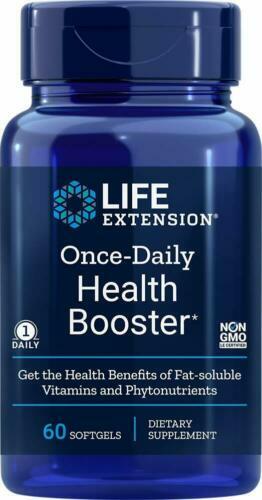 Life Extension Once-Daily Health Booster 60 Soft gels x 12 Bottles