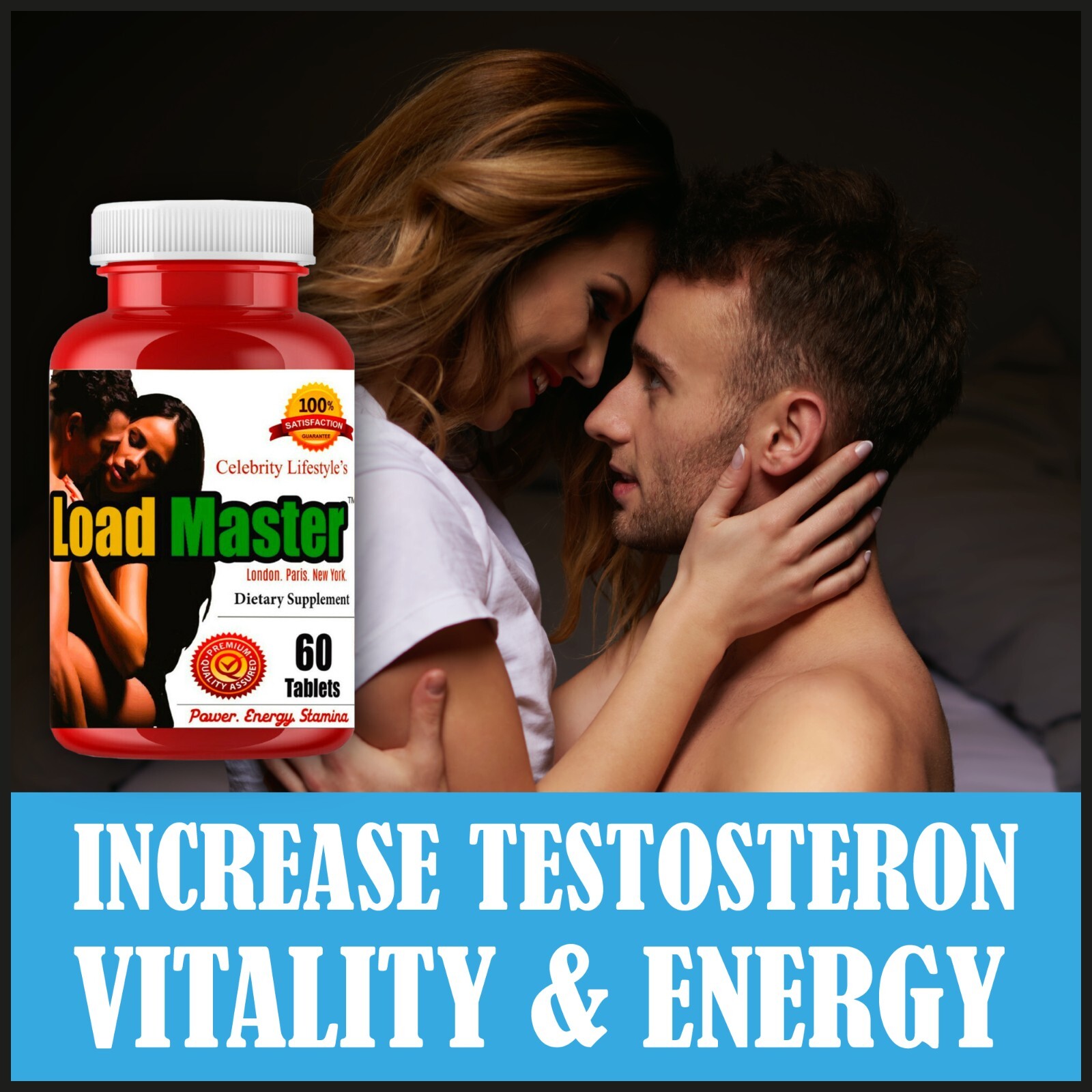 Male Enhancement Libido Booster Men Testosterone Booster Energy Stamina 22/12/25