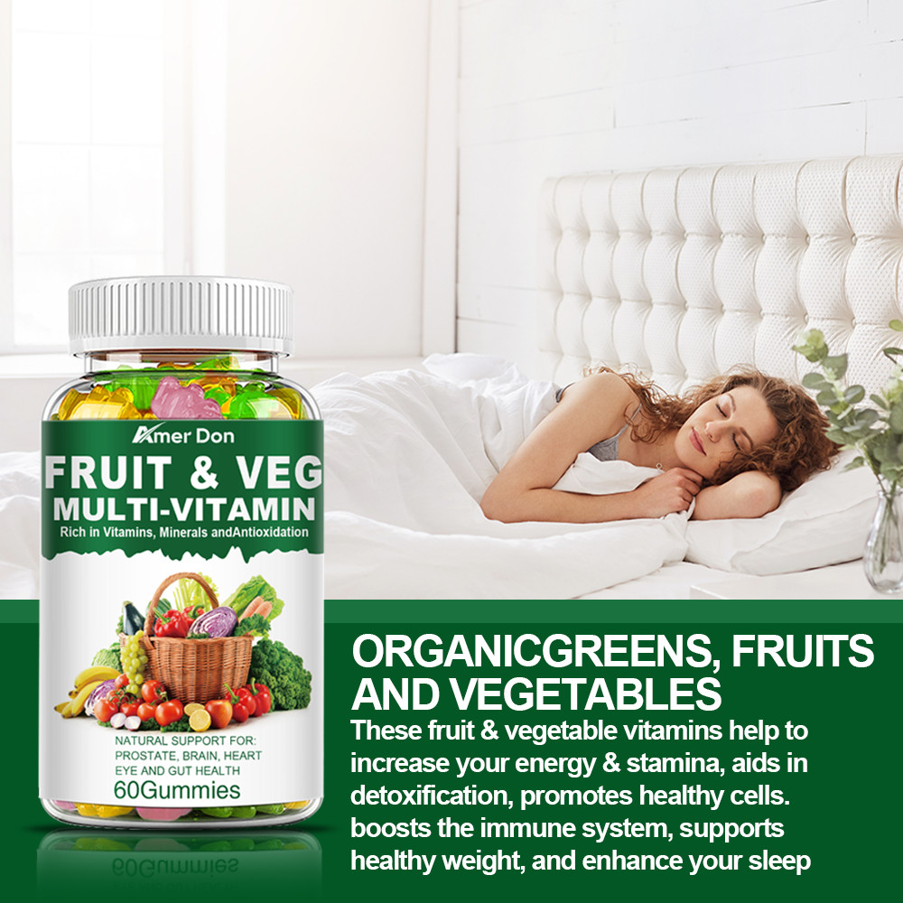 Fruits&Veggies 60 Fruit&Veggie Supplement Gummies Vitamins&Minerals