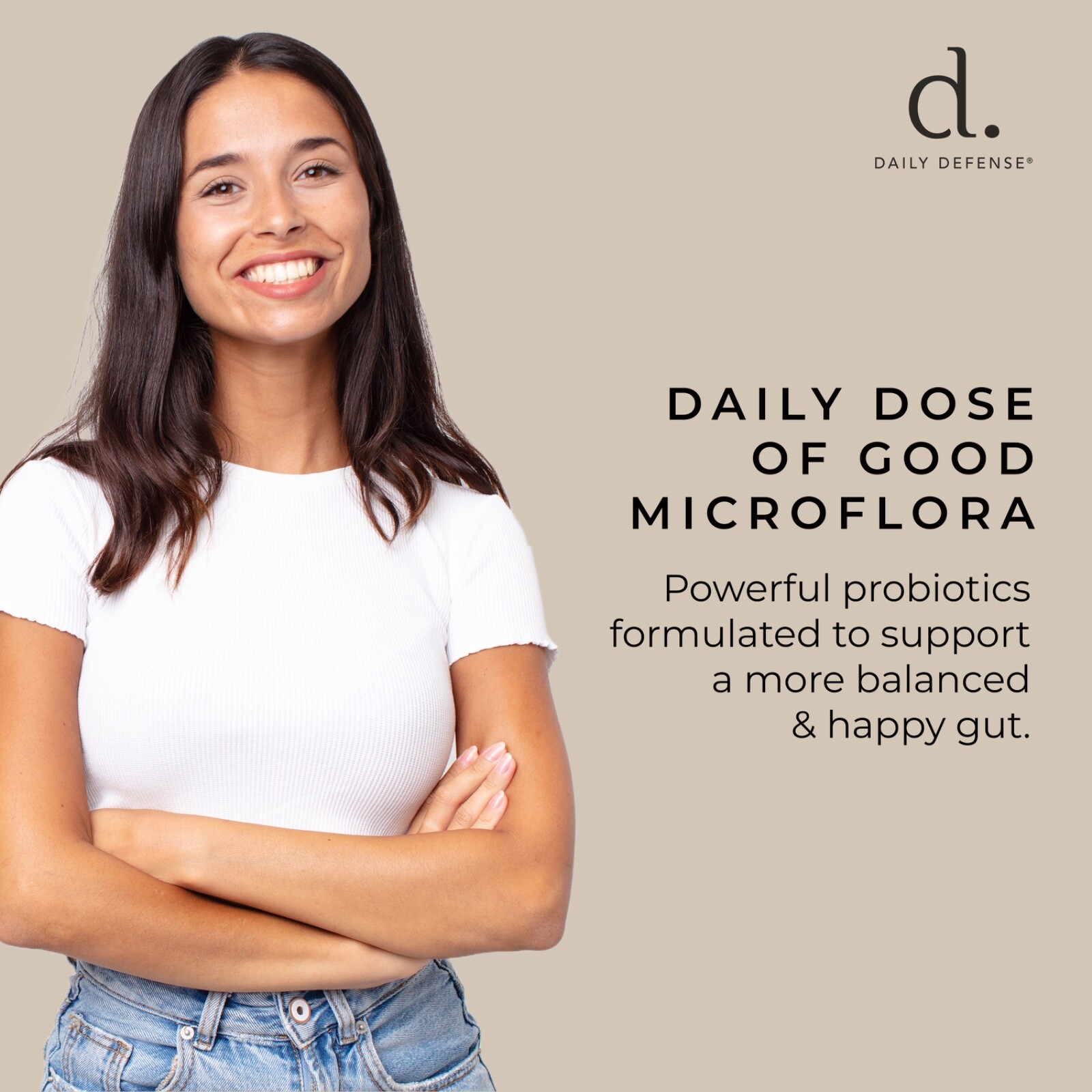 Daily Defense PROBIO-D Probiotics Healthy Digestion Support Immune Support