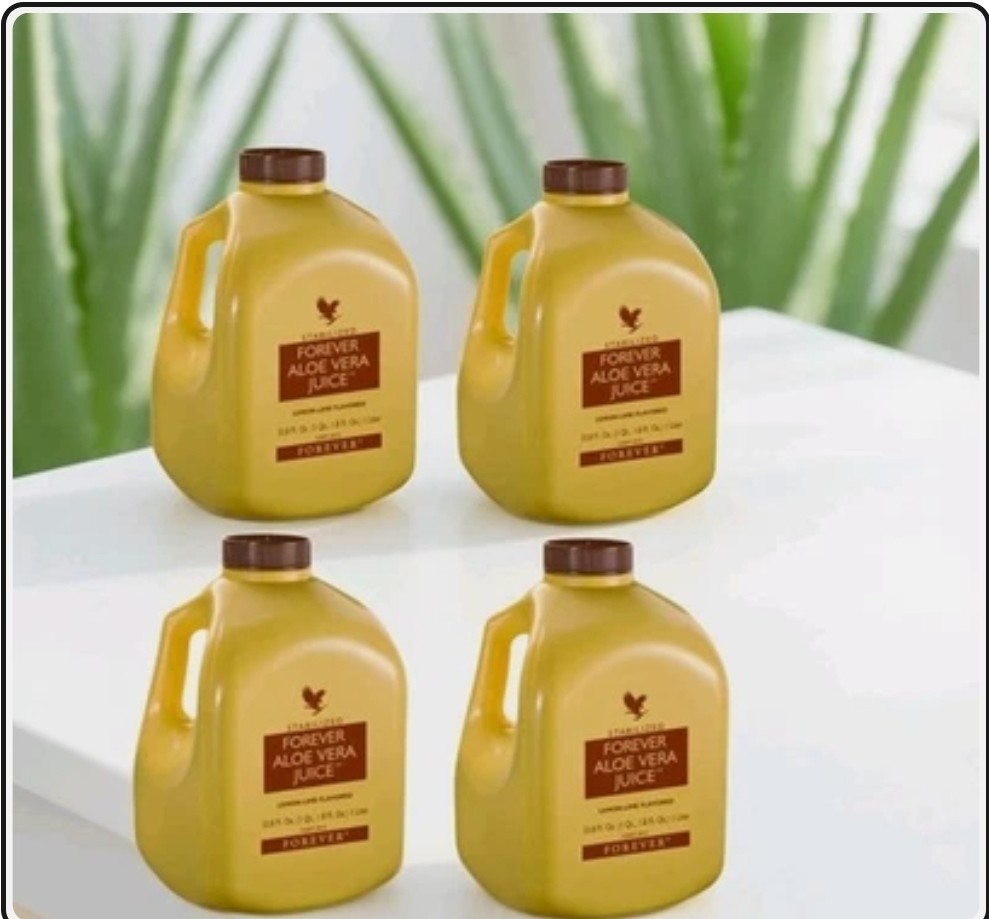 4 bottles Forever Aloe Vera Juice 1L each. Original/HALAL