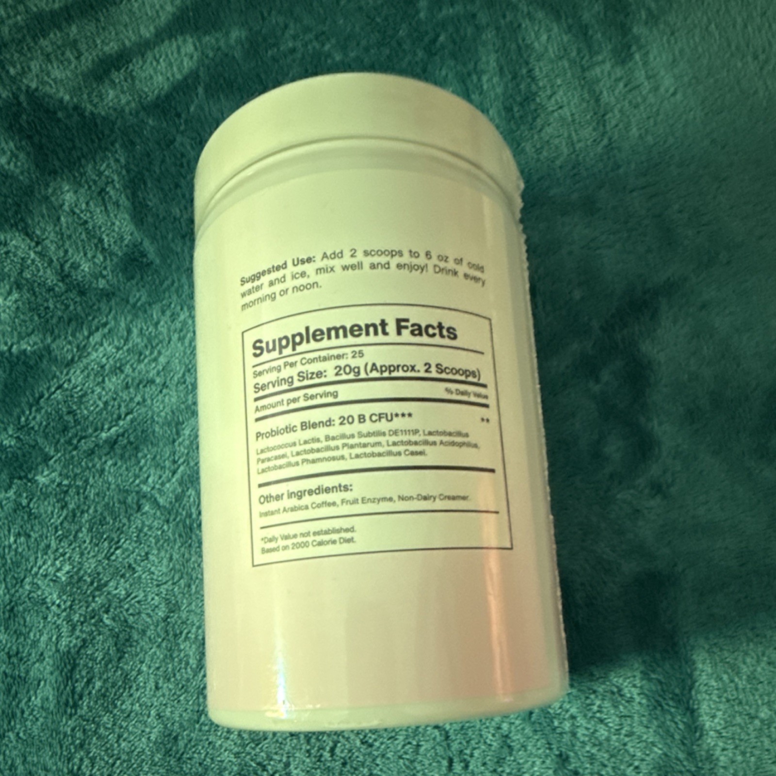 Bella All Natural Probiotics Iced Coffee Powder Gluten Free Dairy Free 17.64oz