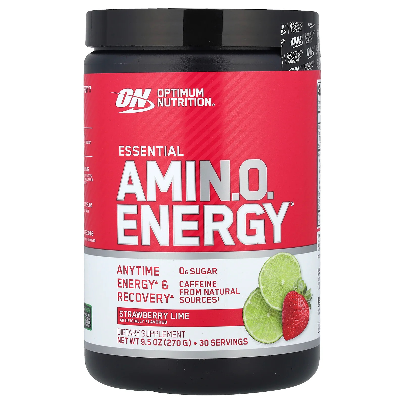2 X Optimum Nutrition, Essential Amin.O. Energy�, Strawberry Lime, 9.5 oz (270