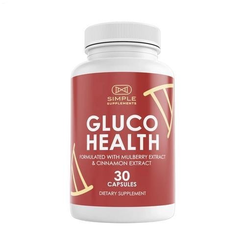 Gluco-Health Blood Health Support Dietary Supplement 30 Capsules （1-5 pack）