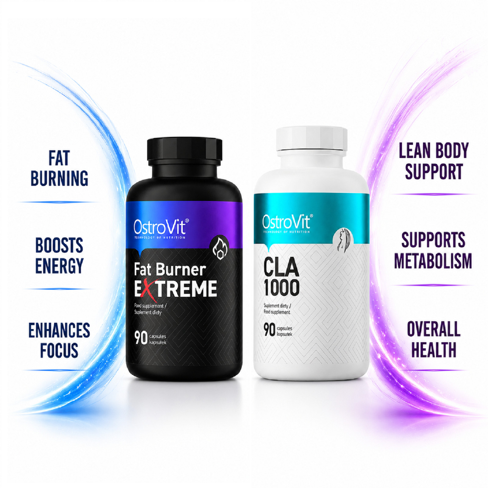 FAT BURNER EXTREME + CLA 1000 – Appetite control Strong Fat Burner Weight Loss