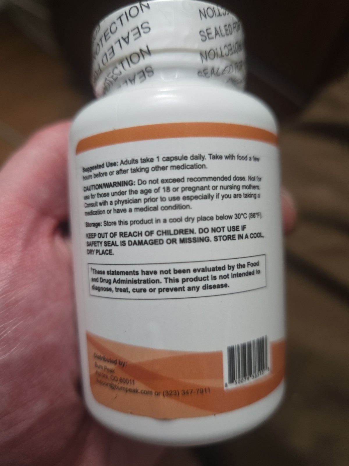Burn Peak Advanced Weight Loss Support Supplements – 30 Capsules -Best By 10/28