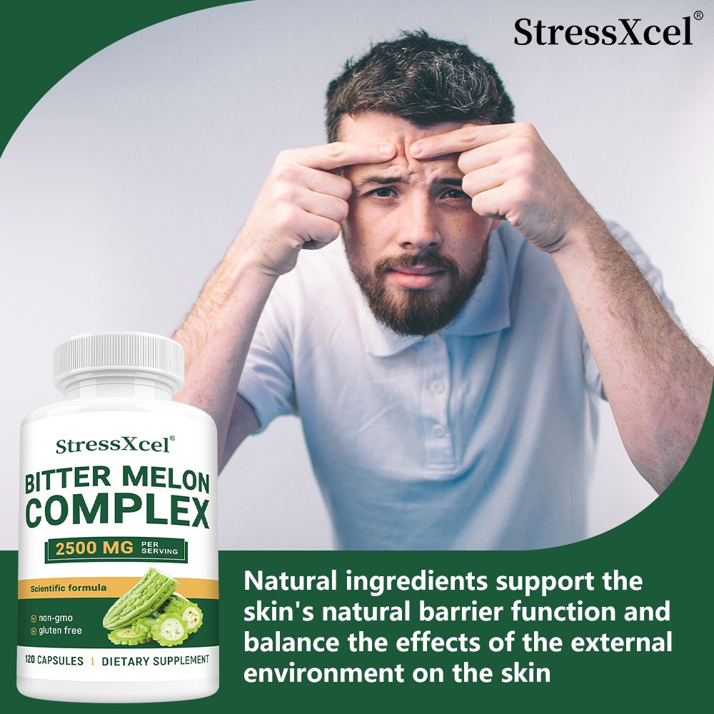 Bitter Melon Capsule 2500 Mg Skin Digestive Immune Health Gluten Free Supplement