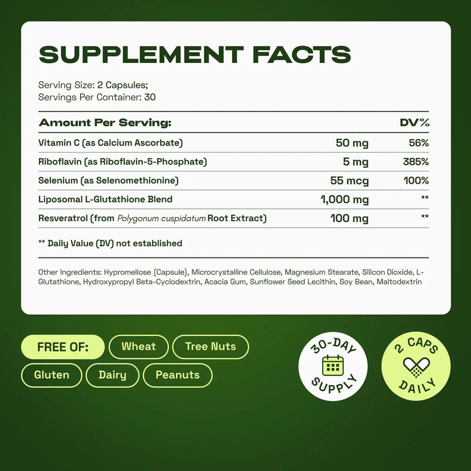 Liposomal Glutathione With Vitamin C Antioxidant Support For Immune Support