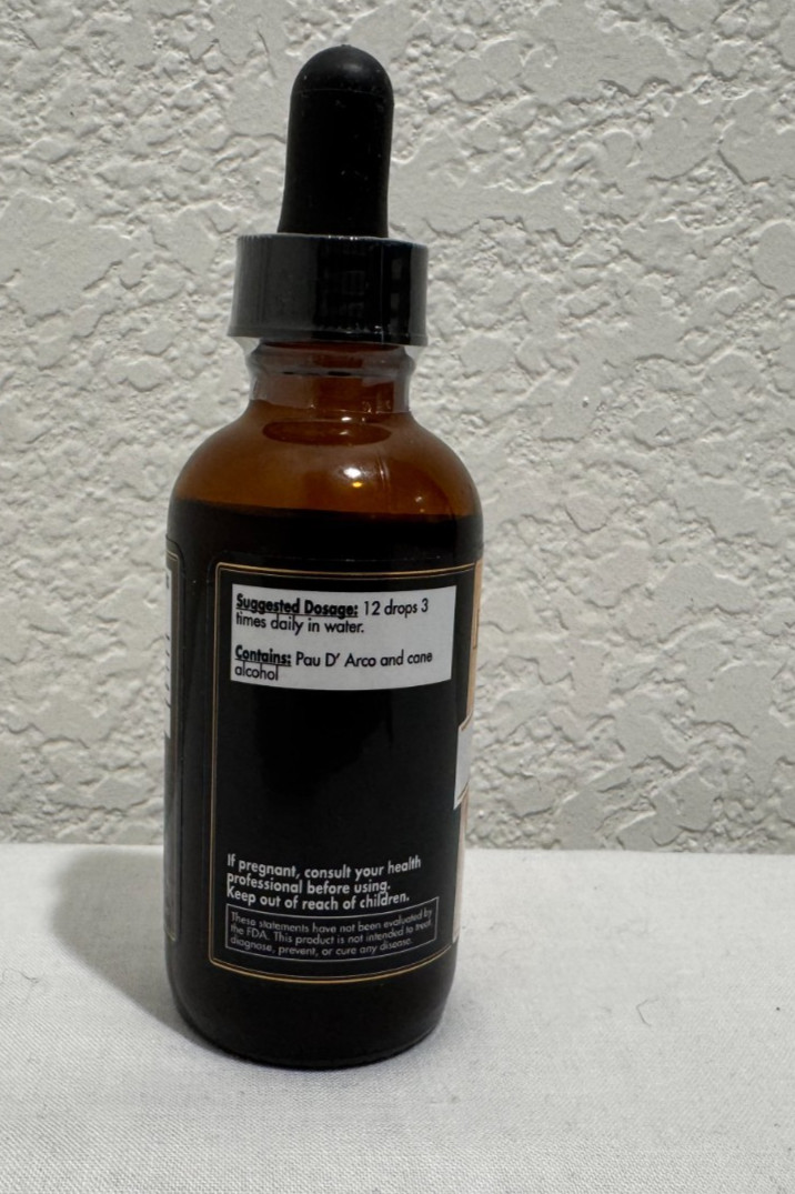 New Barlow Herbal Pau D’ Arco 2 fl oz Dietary Supplement Exp 04/2030
