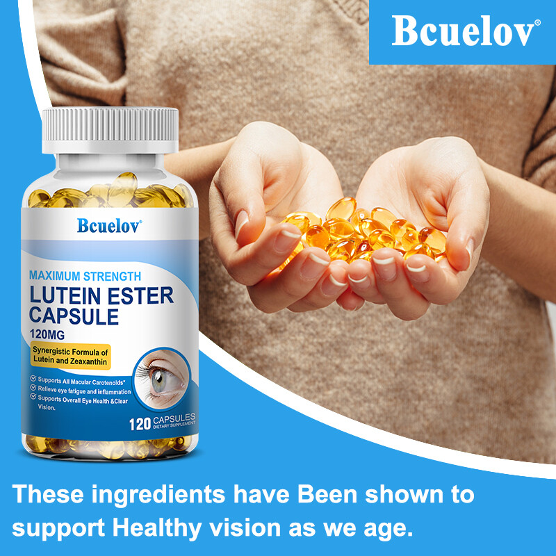 Lutein Esters Capsules 120mg Support Eye Healthy Visual Function Natural