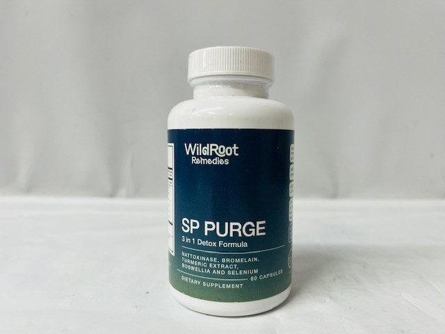 WildRoot Remedies SP Purge 3 in 1 Detox Formula, 60 Capsules, EXP: 06/2028- NEW