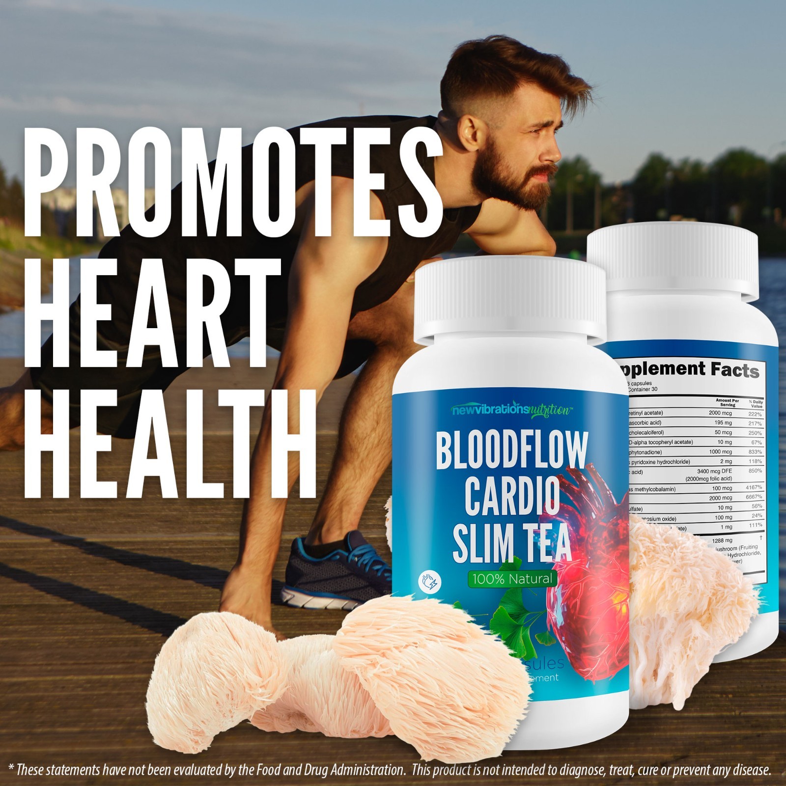 Blood Flow Cardio Slim Tea – Advanced Pressure Support Full Body Detox Cleanse