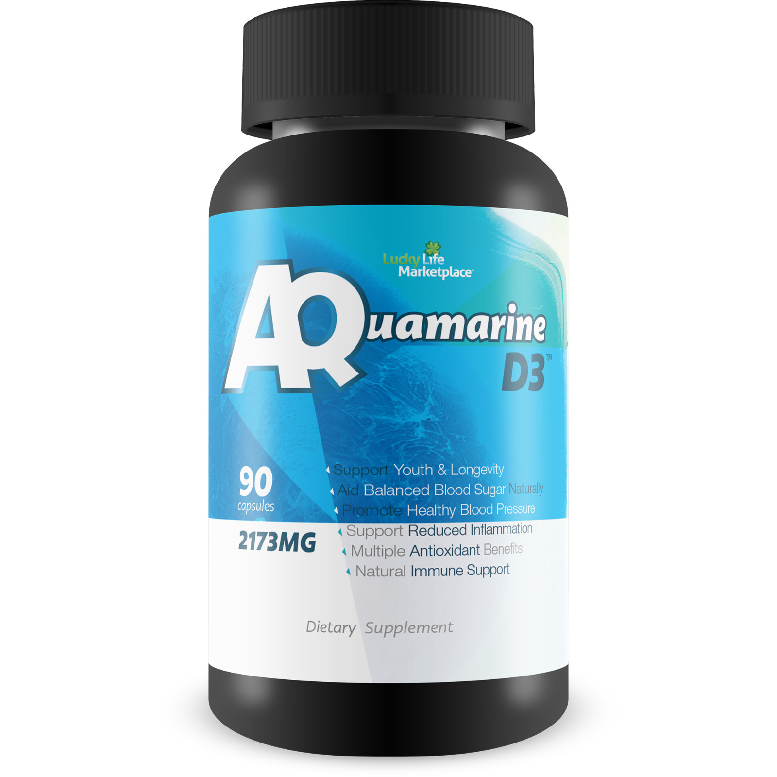 Aquamarine – D3 – Vitamin D & Herbs Health Support Formula – Blood Pressure