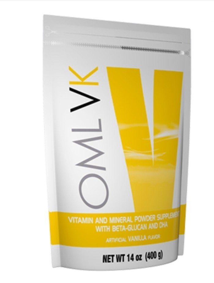 OML VK Producto nutricional con Omega 3, betaglucanos, proteínas (14 Oz)OMNILIFE