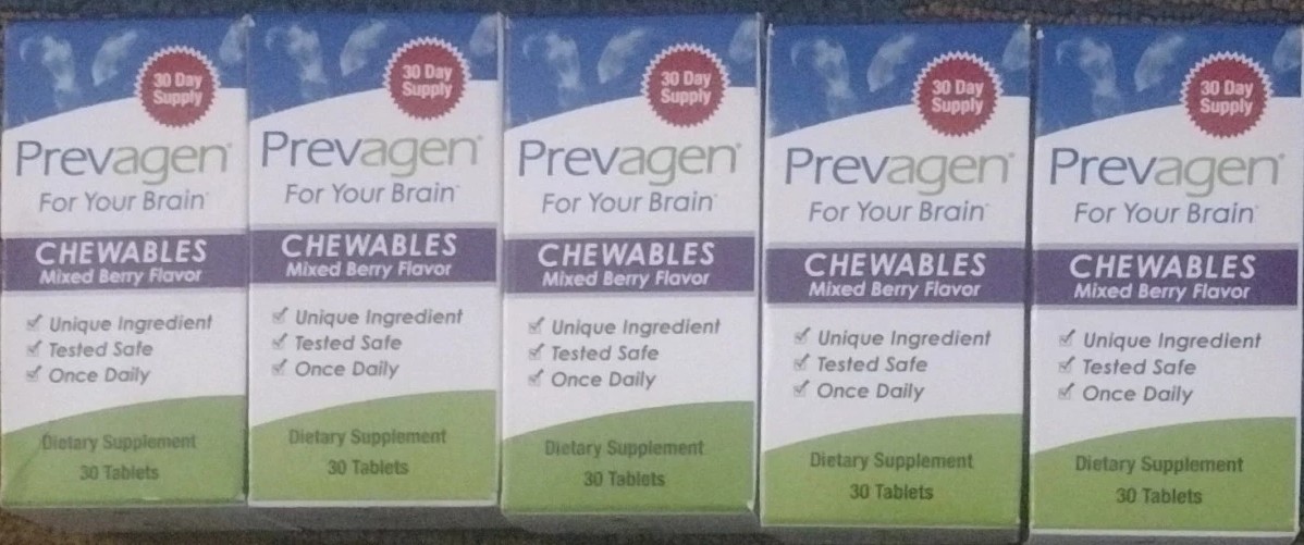 Prevagen Chewables Brain Health Mixed Berry Dietary Supplement 30 Tablets