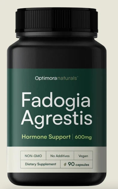 Optimora Naturals Fadogia Agrestis Hormone Support 600 mg 90 Capsules EXP 01/27