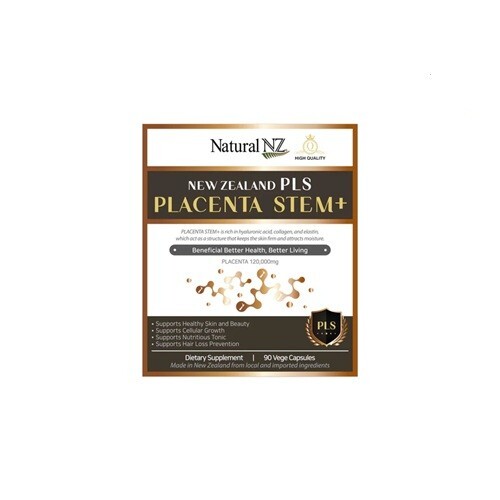 Natural NZ NEW ZEALAND Placenta Stem+ 120,000mg 90 Capsules