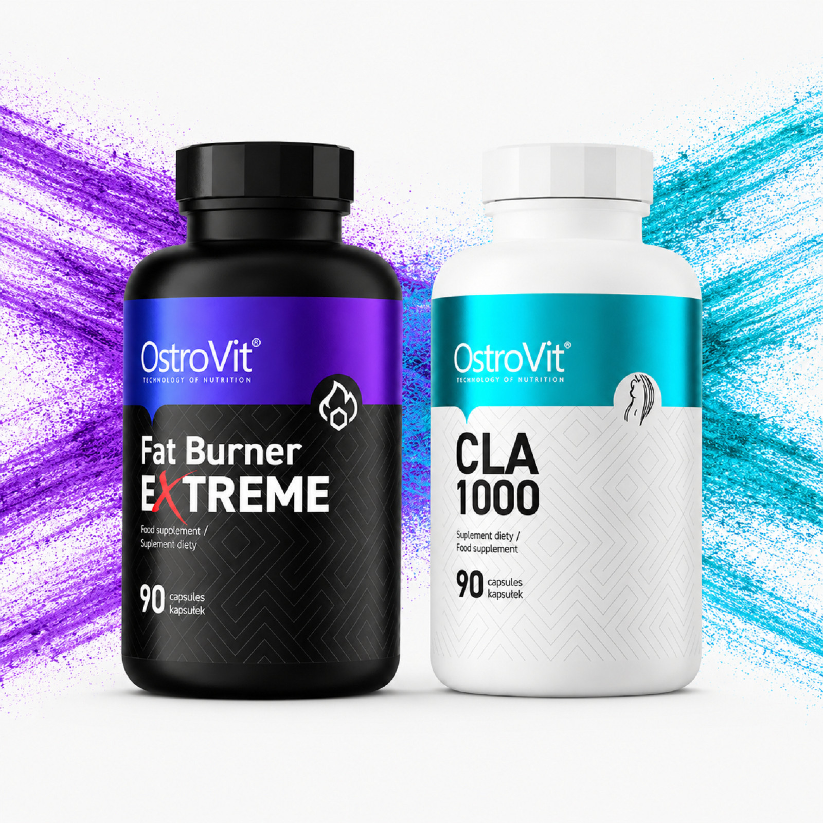 OSTROVIT FAT BURNER EXTREME + CLA 1000 – Appetite control Fat Burner Weight Loss