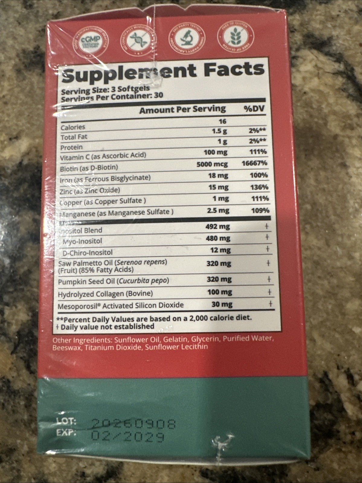 VIVI Youth Saw Palmetto for Women with Mesoporosil – Pumpkin Seed Oil – Inositol
