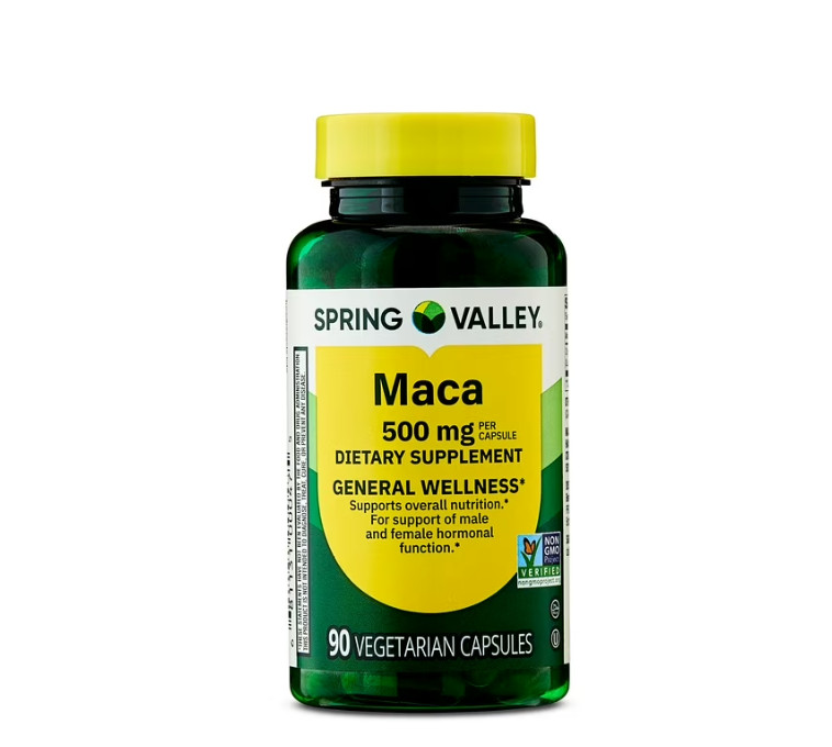 Spring Valley Maca Dietary Supplement – 500 mg – 90 count, 2PACK
