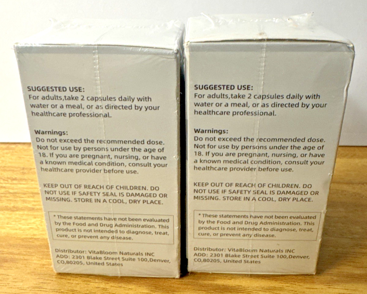 2x Gold Performance Steady Power Supplement Energy & Endurance 120 Caps Sealed