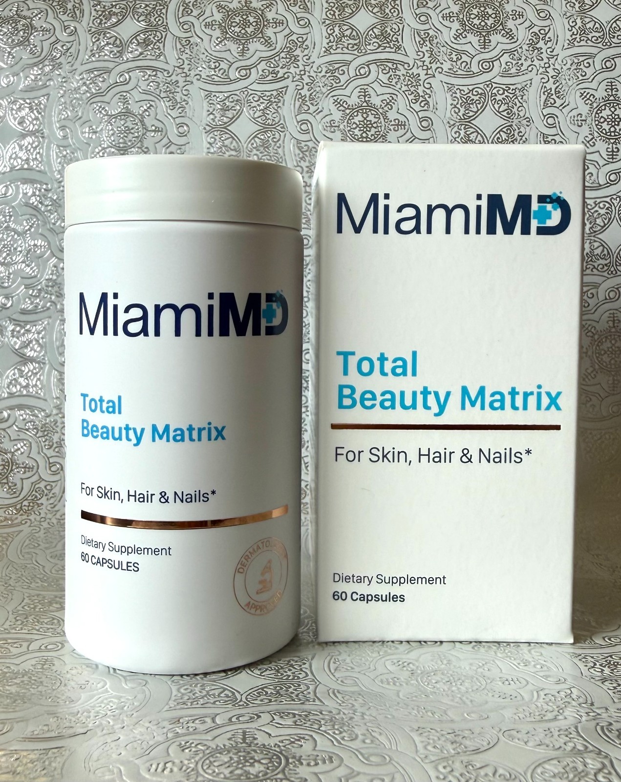 MiamiMD Total Beauty Matrix Dietary Supplements for Hair, Skin & Nails EXP.05/27