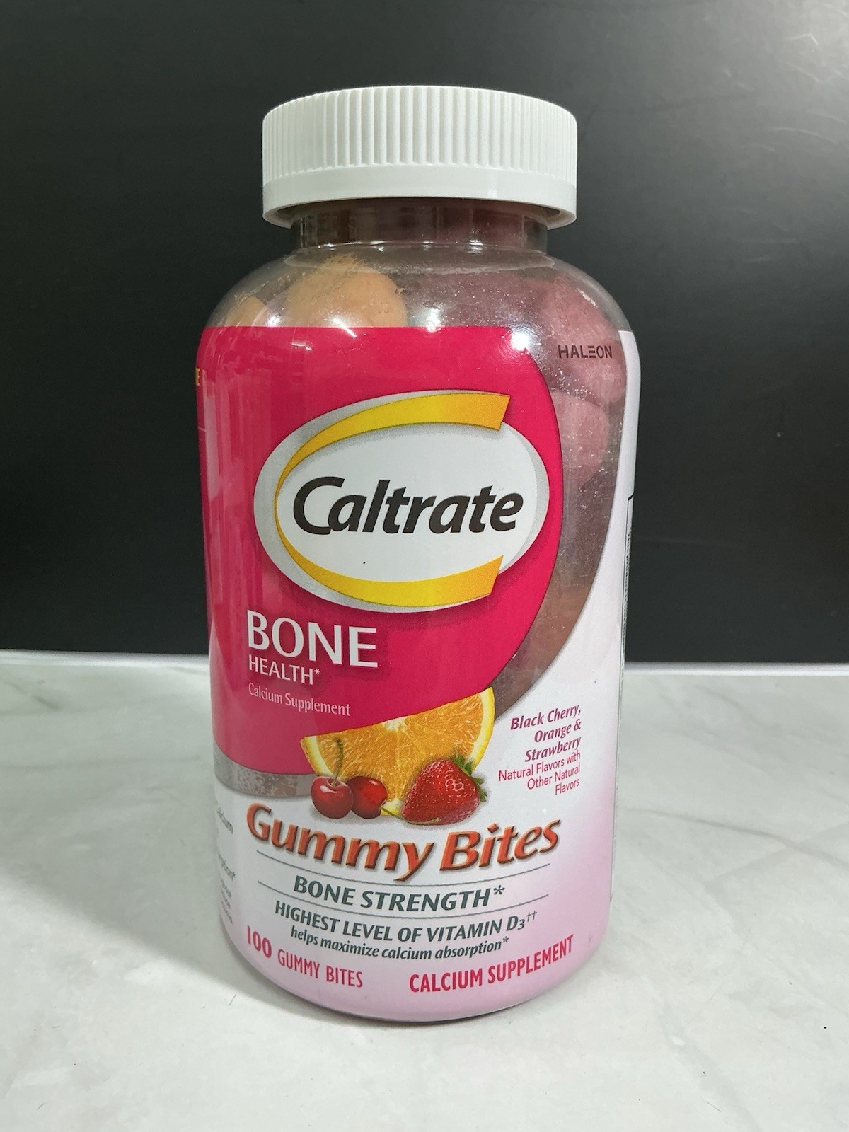 Caltrate Bone Health Calcium Gummy Bites- Multi-Flavored- 100 Ct Exp 2027