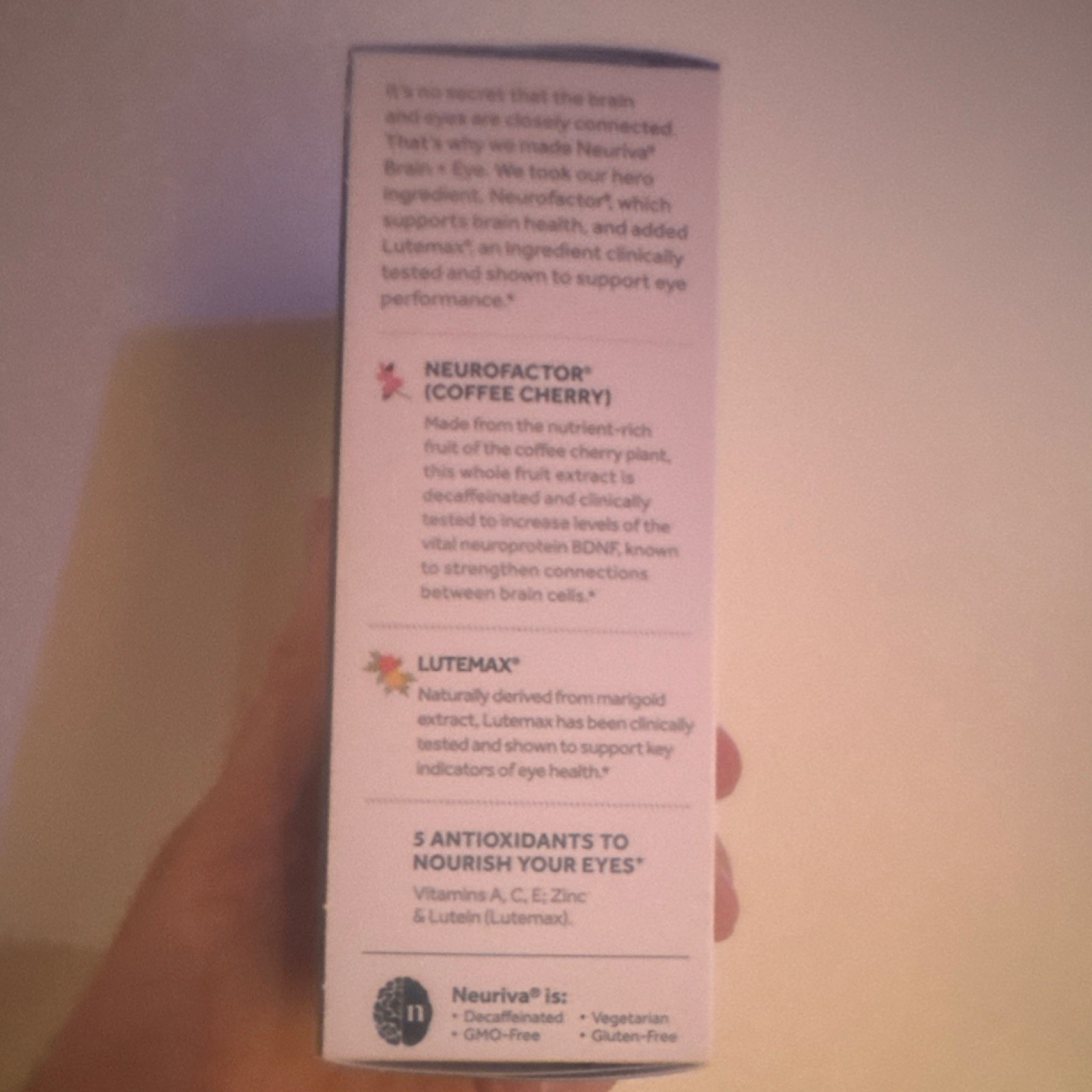 Schiff Brain+Eye Memory Eye Health Dietary Supplement 30 Capsules