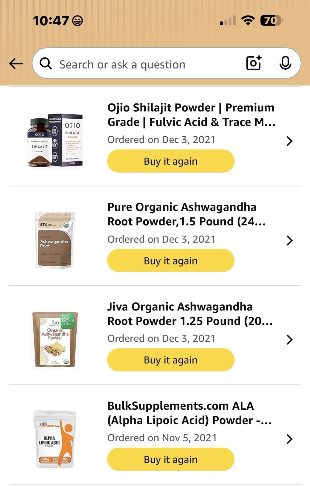 Various Health Powders