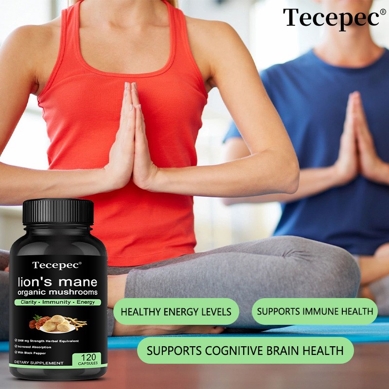 Mushrooms Lion’s Mane Capsules Supports Cognitive Function& Immune system Health