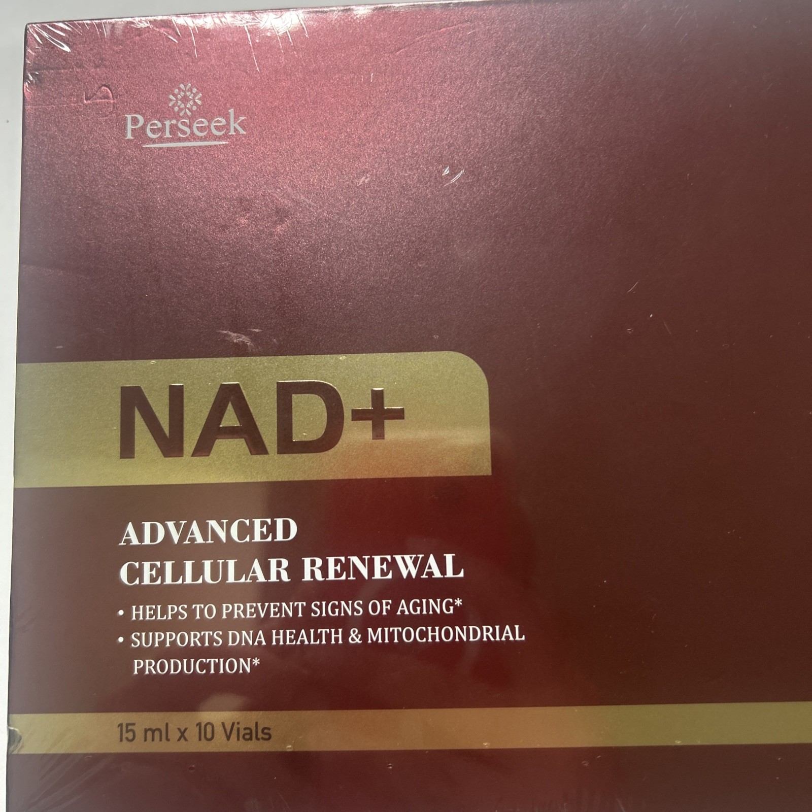 Perseek NAD+ Advanced Cellular Renewal Anti-Aging Vials 15mL x10