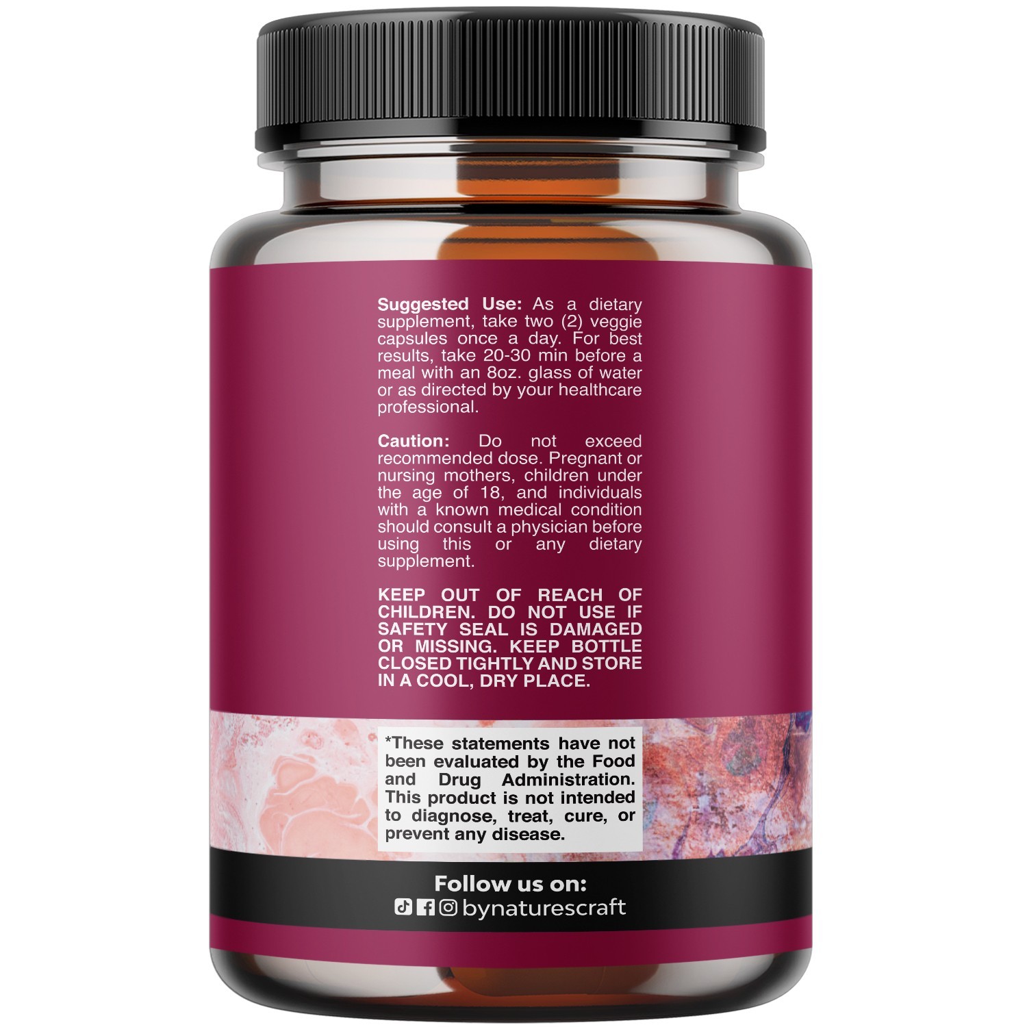 D Mannose Cranberry Extract Capsules for Urinary Tract Health for Women 240ct
