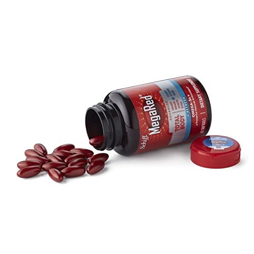 Megared Omega-3 Blend Total 500Mg Softgels 65 Count In A Bottle Easily Absorbed