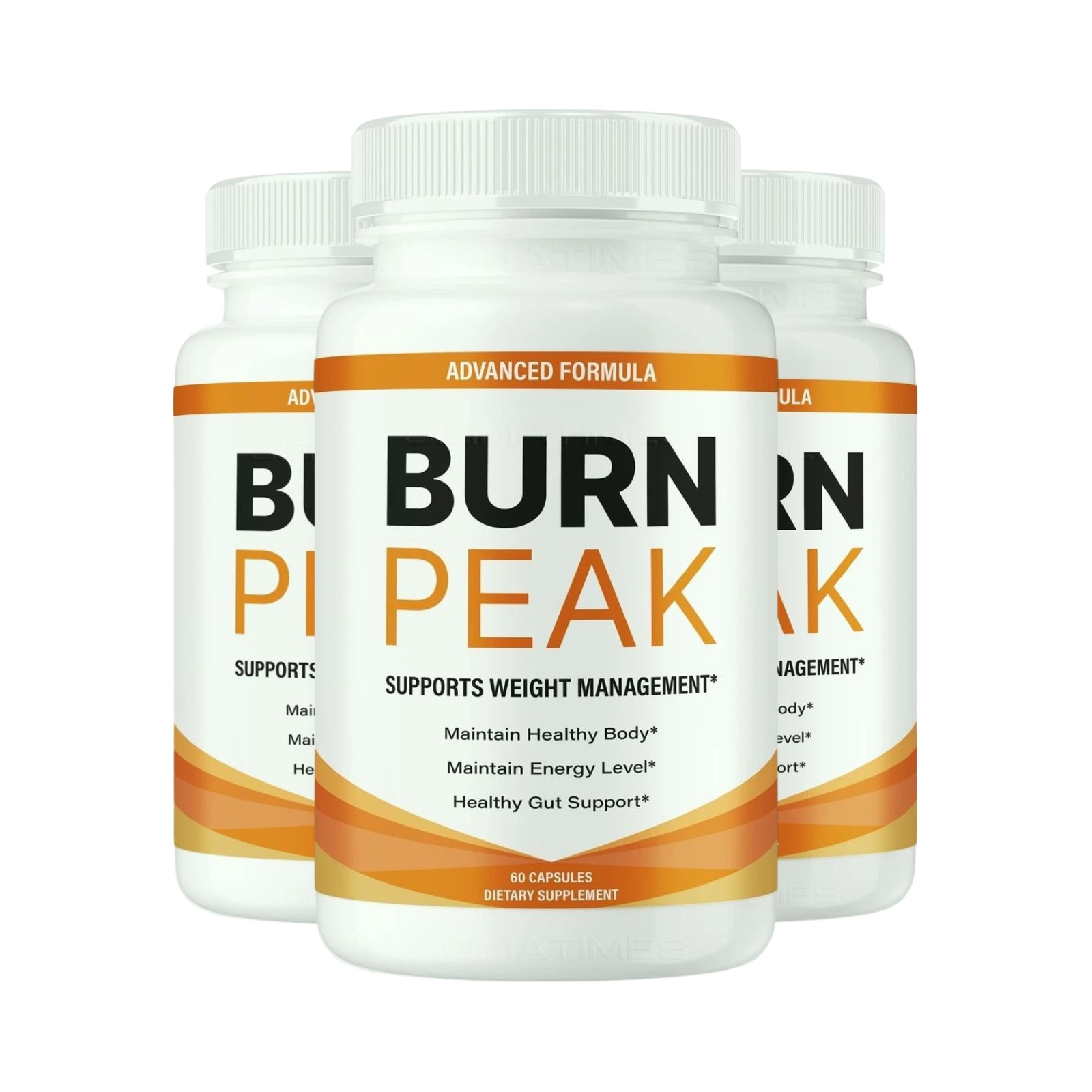 3-Pack Burn Peak Capsules, BurnPeak Weight Management Support – 180 Capsules