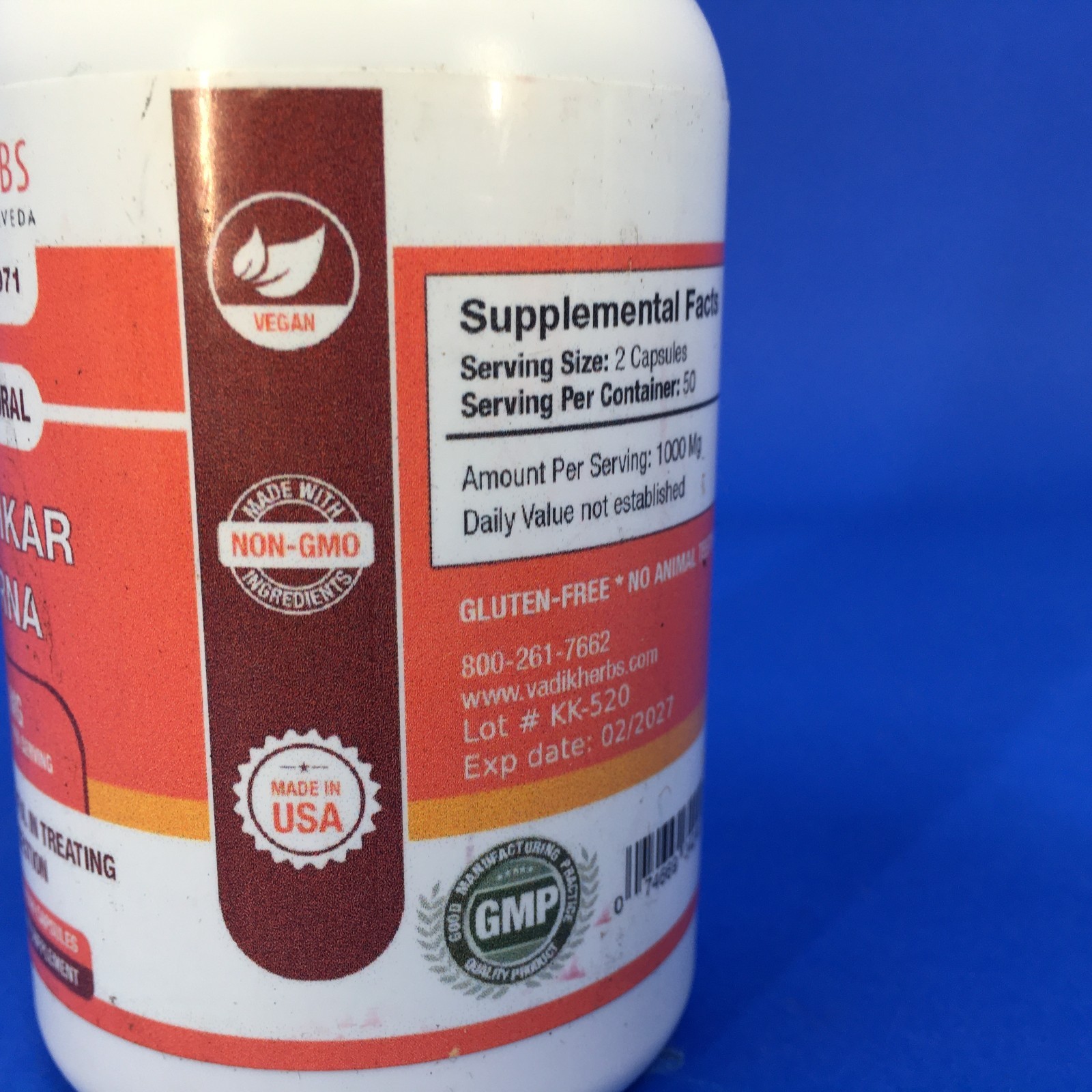 Vadikoherbs Avipattikar Churna 1000 MG 100 Capsules
