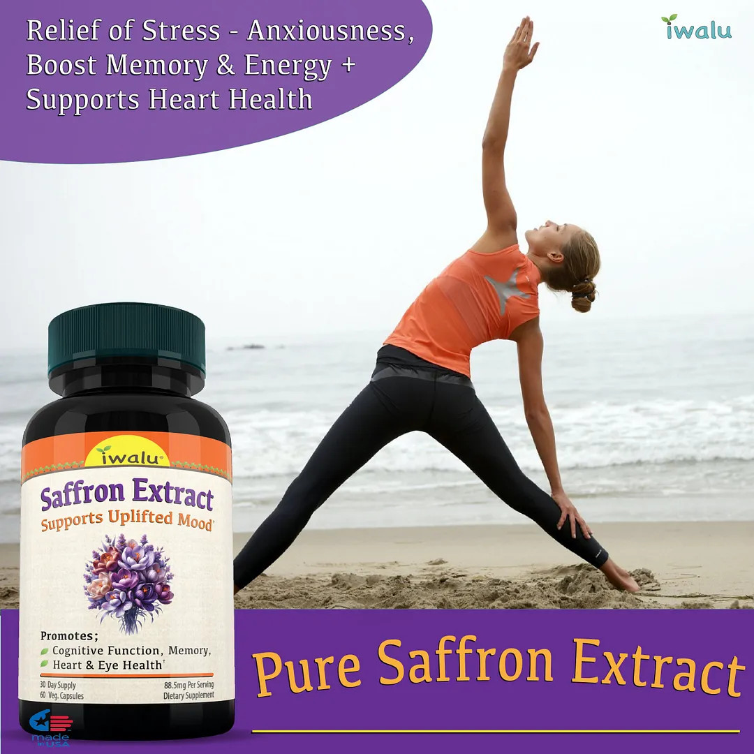 Azafrán para perder grasa | Mejora Suplemento Pastilla Hombre Mujer ENVIO GRATIS
