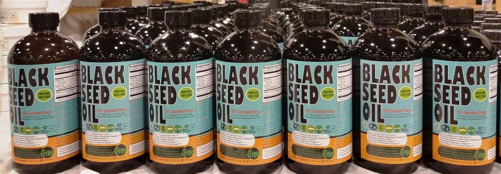 Black Seed Oil 100% Pure Organic Cold Pressed Cumin Nigella Sativa