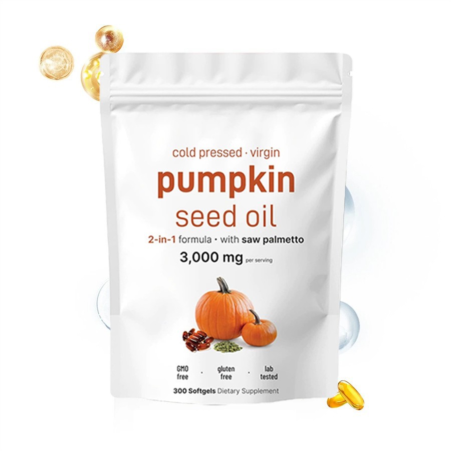 2 package Aged Pumpkin Seed Oil, 300 Softgels, 3000mg Odorless Heart & Immune