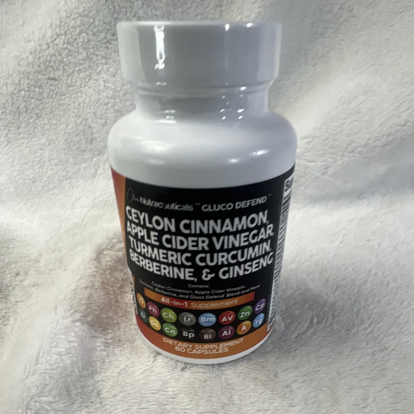 Clean Nutraceuticals Gluco Defend Blood Sugar Support 60 Caps EXP 08/2026