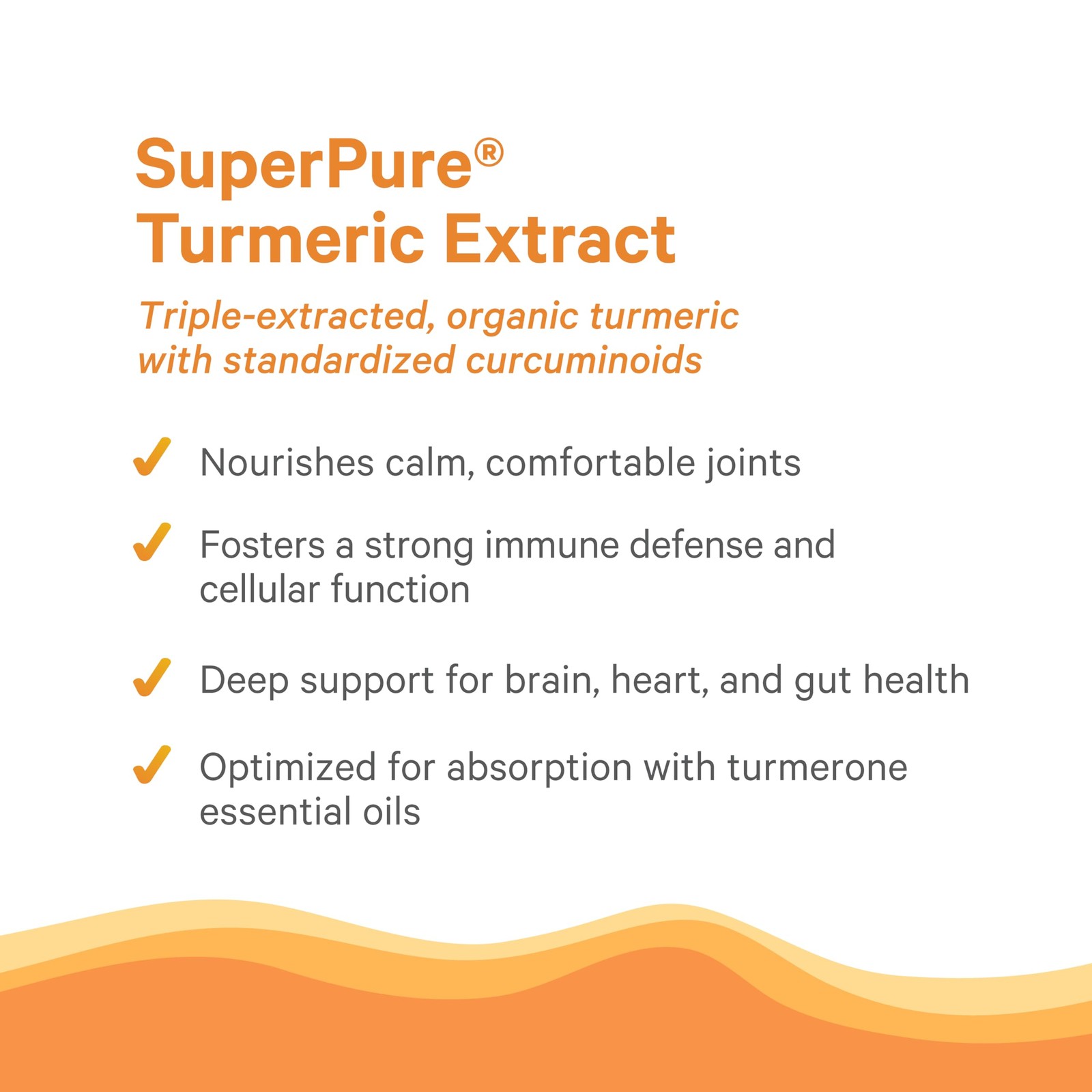 Pure Synergy SuperPure Turmeric Extract | 60 Count (Pack of 1), No Color