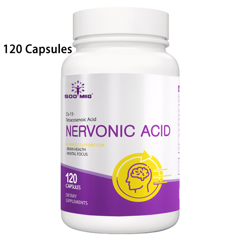Nervonic Acid Brain Supplement Nootropic Memory Focus Nerve Support 120 Caps