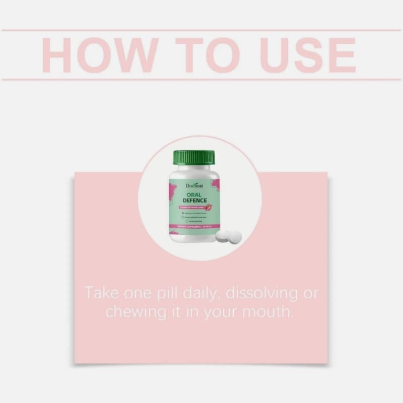 – Teeth Oral Probiotics Supplement for Fresh Breath, Oracare Oral Defence