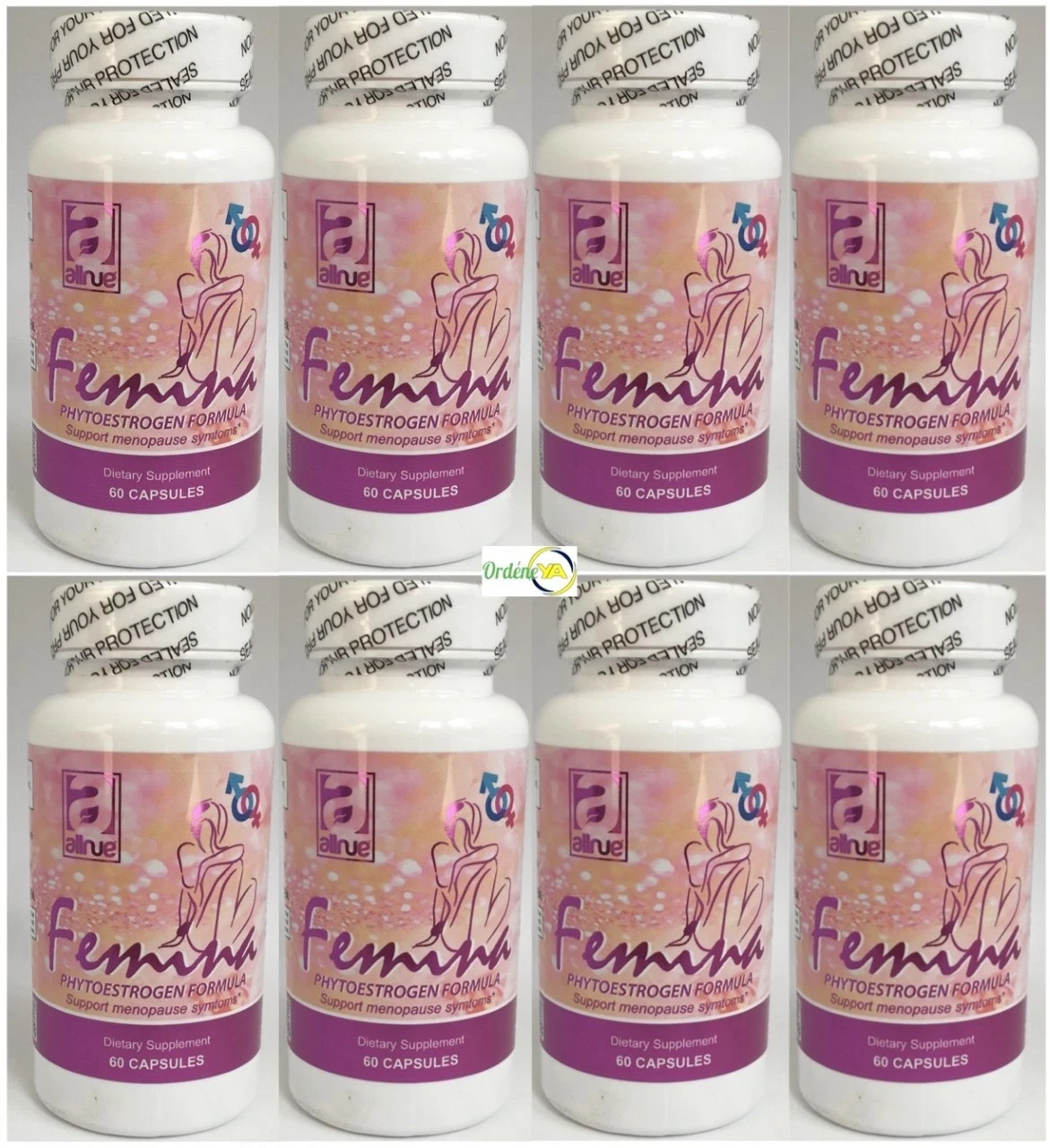 8 Femina Phytoestrogen Formula – Herbal Menopause Support Supplement 480 Caps
