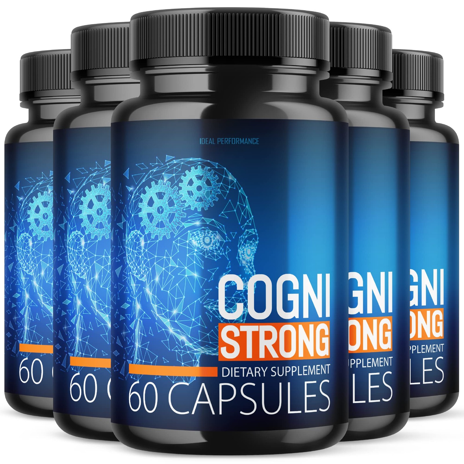 CogniStrong General Wellness Supplement – 300 Capsules (5 Pack)