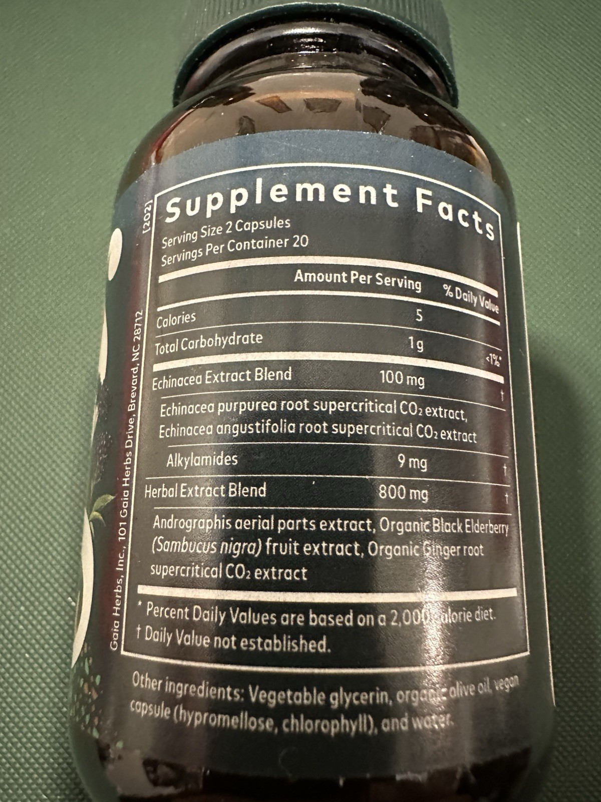 Gaia Herbs Quick Defense- Fast Immune Support Supplement- 80 Vegan Caps, Ex 2028