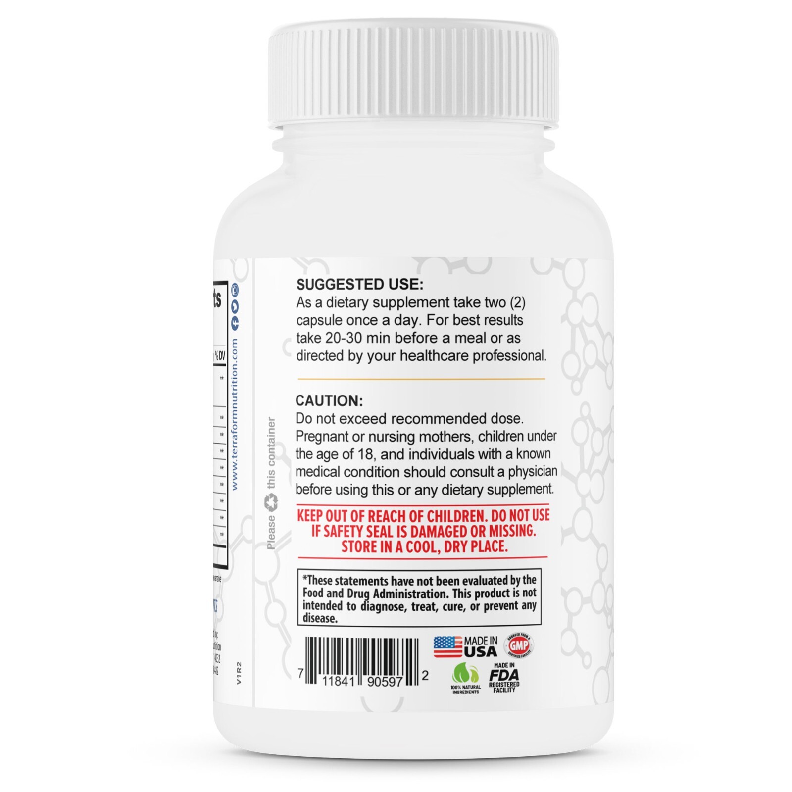 Horny Goat Weed Herbal Blend – Energy & Stamina for Men & Women – 1500mg/30 Serv