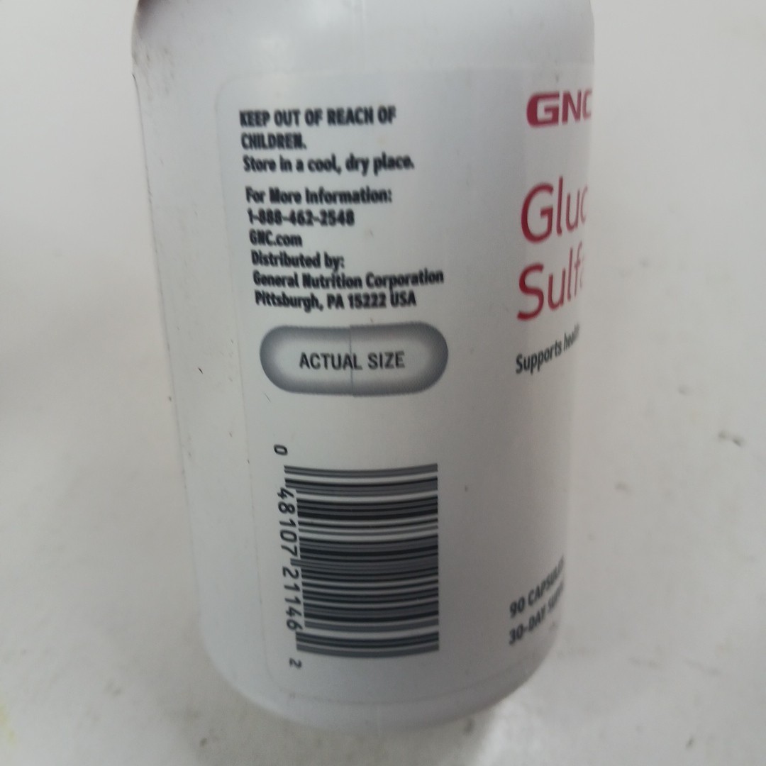 GNC Glucosamine Sulfate Joint Supplement 500 mg 90 Capsules NEW EXP 12/2027